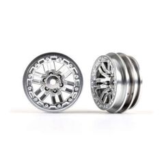 Wheels, 1.0' (satin chrome) (2)