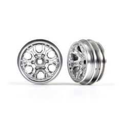 Wheels, 1.0' (satin chrome) (2)