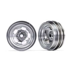Wheels, 1.0' (satin chrome) (2)