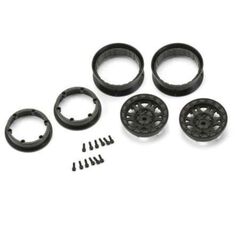 Fr, R Impulse 1.9 Blk Plastic Bead-Lo c Whl:Crawler