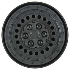 Carbine 1.9 Black Dually Wheels for C rawlers F/R