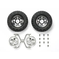 Rock Block Tires w/2-Piece 5-Spoke Wheels CC-01