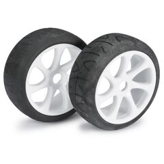 Paire de roues Buggy  7 battons/Street  blanc 1/8ème (2pcs)