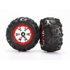 Tires & wheels, assembled, glued/red