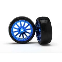 Wheeks 12-SP Blue & Slike Tyres