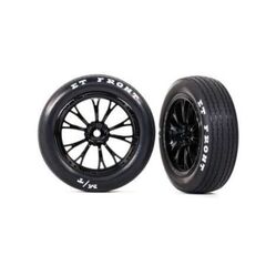 Tires & wheels, assembled, glued (Wel d gloss black wheels, tires, foam ins erts) (front) (2)