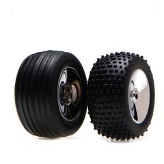MICRO Front/Rear Wheels & Tires chr