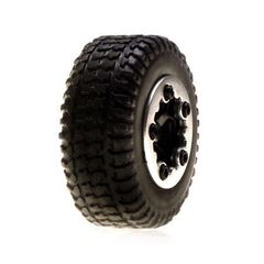 MICRO Tires Mounted Black/Chr. SCT