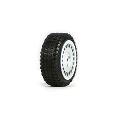 MICRO Tires Mounted White RALLY