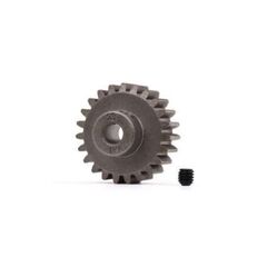 Gear, 23-T pinion (1.0 metric pitch) (fits 5mm shaft)/ set screw (for use only with steel spur gears)