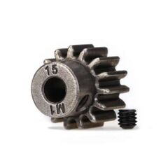 Gear, 15-T pinion (1.0 metric pitch) (fits 5mm shaft)/ set screw