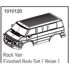 Rock Van PC Carrosserie Set (beige) - PRO Crawler 1:18