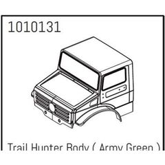 T-Hunter PC Carrosserie (army-green) - PRO Crawler 1:18