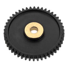 Spur Gear Machined Steel 46T Nero