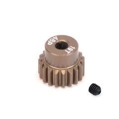 19T 48DP pinion gear 7075 Aluminum  3.175 bore For 1-10 cars