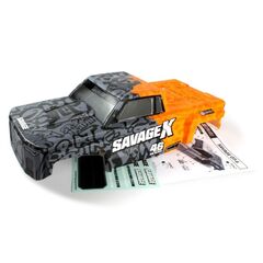 Carrosserie GT-6 Sportcab Truck peinte (Gris/Orange)