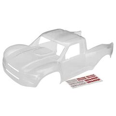 Body, Desert Racer (clear, trimmed, r equires painting)/ decal sheet