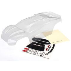 Body, E-Revo (clear, requires paintin g)/window, grill, lights decal sheet