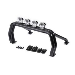 Roll bar (black)/ mounts (front (2), rear (left & right))/ 2.6x12mm BCS (s elf-tapping) (4) (fits #9212 or 9230