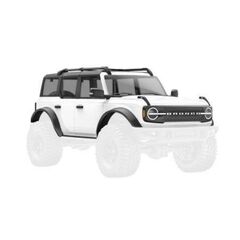 Body, Ford┬áBronco, complete (assemble d) (white) (includes grille, side mir rors, door handles, fender flares, wi