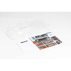 OUTCAST 4X4 4S Clear Body w/Decals an d Window Mask