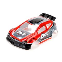 Micro Rally X Body lackiert rot