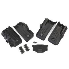 Fenders, inner, front & rear (2 each) / rock light covers (8)/ battery plat e/ 3x8 flathead screws (4)