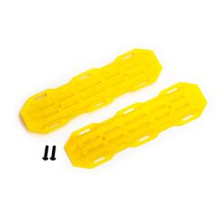 Traction boards, yellow/ mounting har dware
