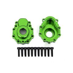 Portal housings, outer, 6061-T6 alumi num (green-anodized) (2)/ 2.5x10 CS ( 12)