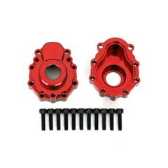 Portal housings, outer, 6061-T6 alumi num (red-anodized) (2)/ 2.5x10 CS (12 )