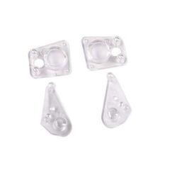 LED lenses, headlight (2), tail light (2) (fits #9712 body)
