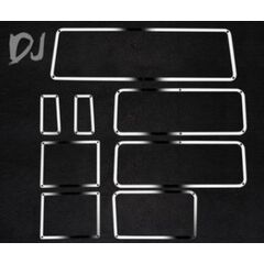 1/10 Stainless Steel Car Window Border Frame Set for Traxxas TRX-4