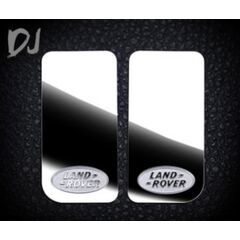 1/10 Land Rover Stainless Steel Mirror Sticker for Traxxas TRX-4 Defender, 2pcs.