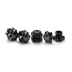 Hexagones de roue 17mm noir (4)