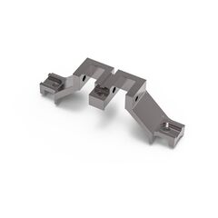 JunFac GA44 Aluminum rear axle truss (Titanium gray)