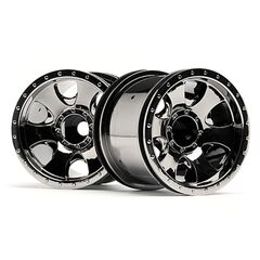 WARLOCK WHEEL BLACK CHROME (2.2in/2pcs)