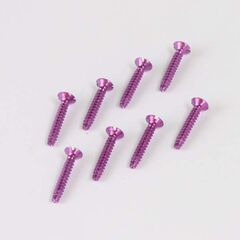 AMB0465-ALU FLAT TAP.SCREW 3x18 PURPLE