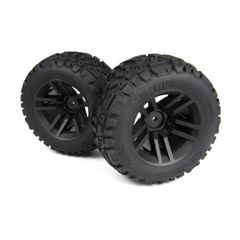 Montierter MixBlok Reifen auf XT Rad (Schwarz/2Stk)