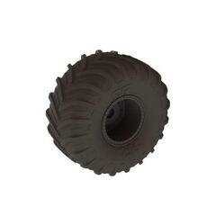 dBoots '2-HO' Tire Set Glued (Black) (2 Pairs)