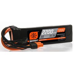 SPMX22003S100 2200mAh 3S 11.1V 100C Smart LiPo Battery IC3