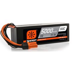 SPMX50003S50H5 5000mAh 3S 11.1V 50C Smart LiPo Hardcase IC5