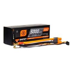 LEMSPMX50004S100HT-5000mAh 4S 14.8V 100C Smart LiPo Shor t 5mm Tubes