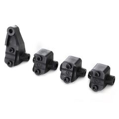 Axle mount set, complete, front & rear (for suspension links)