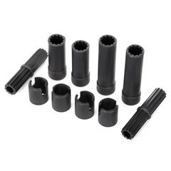 Half shafts, center (internal splined, front (2) & internal splined, rear (2)/ external splined (2)/