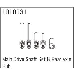 Main Drive Shaft Set & Rear Axle Hub