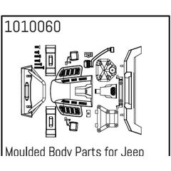 Moulded Carrosserie Parts for Wrangler
