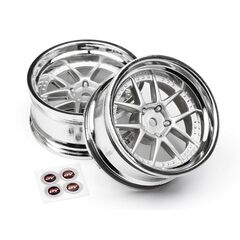 DY-CHAMPION 26MM WHEEL (CHROME/SILVER/6MM OS/2PCS)