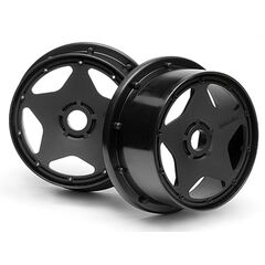 BAJA 5B - JANTES NOIR SUPER STAR (120X60MM/2PCS)