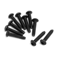 HPI94361-TP. BUTTON HEAD SCREW M3x14mm (10pcs)