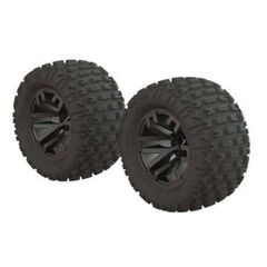 Dboots 'Fortress MT' Tire Set Glued G un Metal (2)